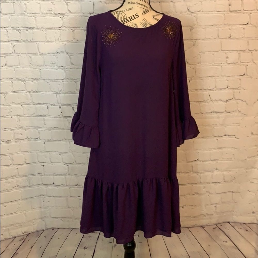 Modcloth / purple dress / size medium / NWTs